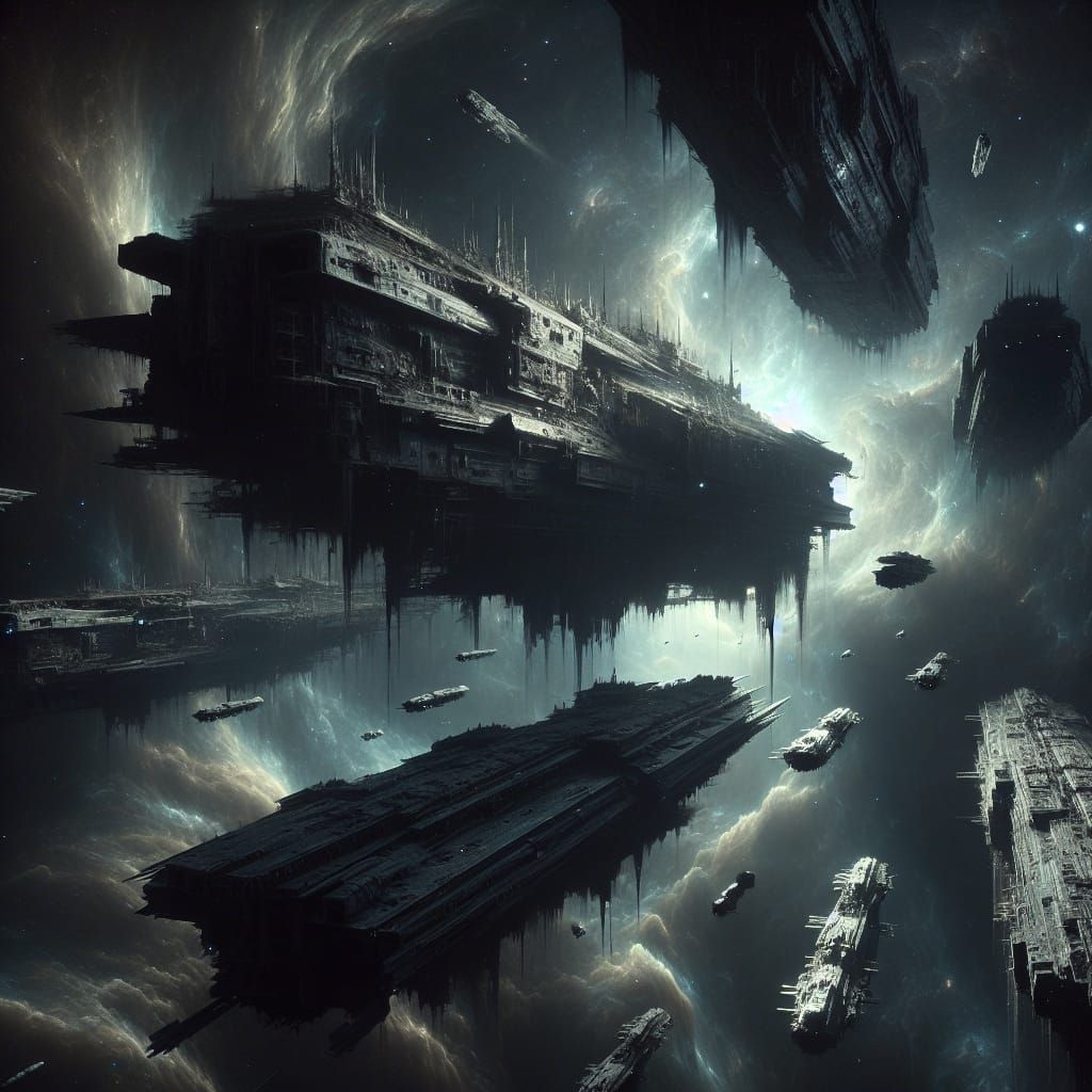 Derelict Spaceships in a Cosmic Graveyard