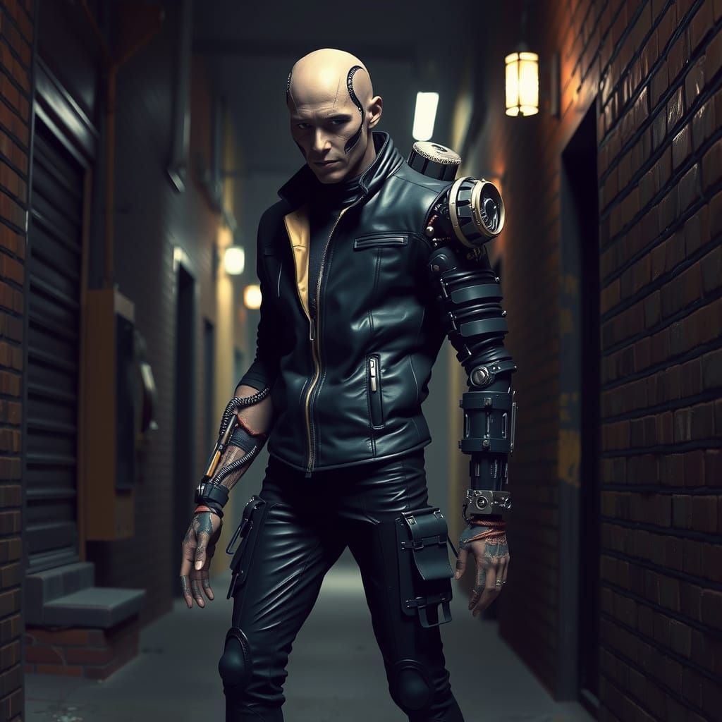 Cyborg with Human Form