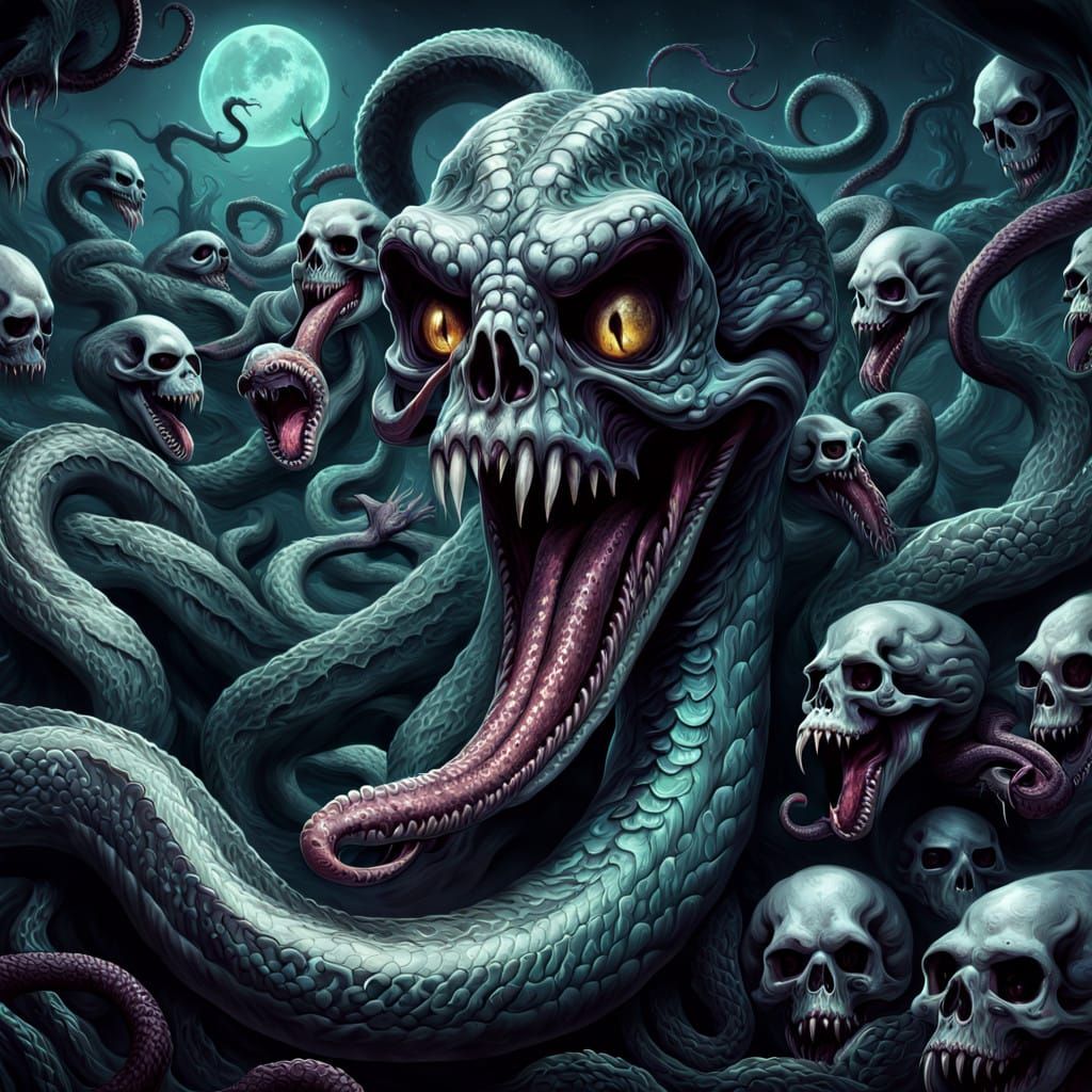 Eldritch Cosmic Horror in Intricate Digital Art