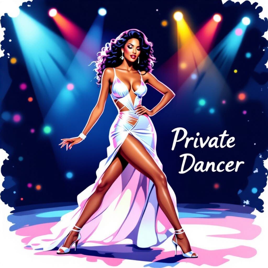 Abstract AI Rendition of 'A Private Dancer'