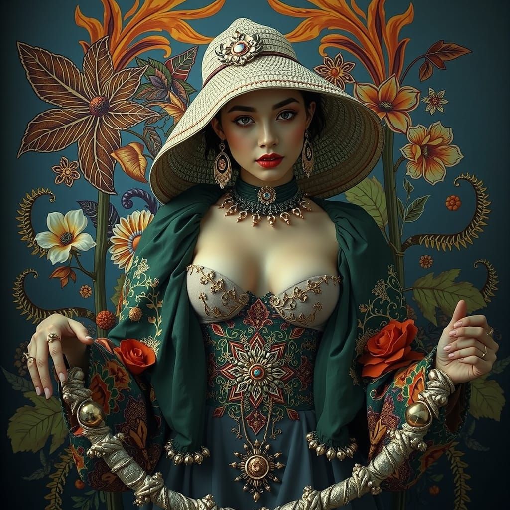 Psychedelic Garden of Cosmic Mystery and Joy