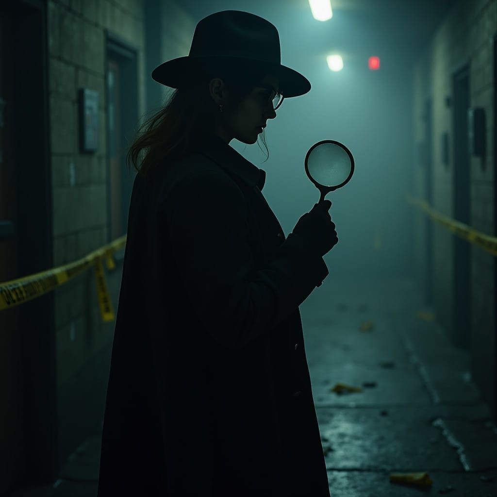 Foreboding Banner for True Crime Diaries