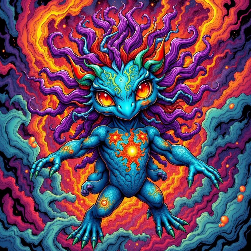 Adorable Rambunctious Chaos Generated by AI