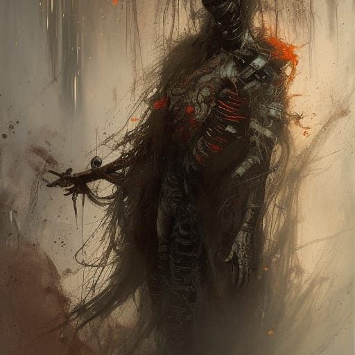 Creepy Shadow Figure of Deadly Abomination