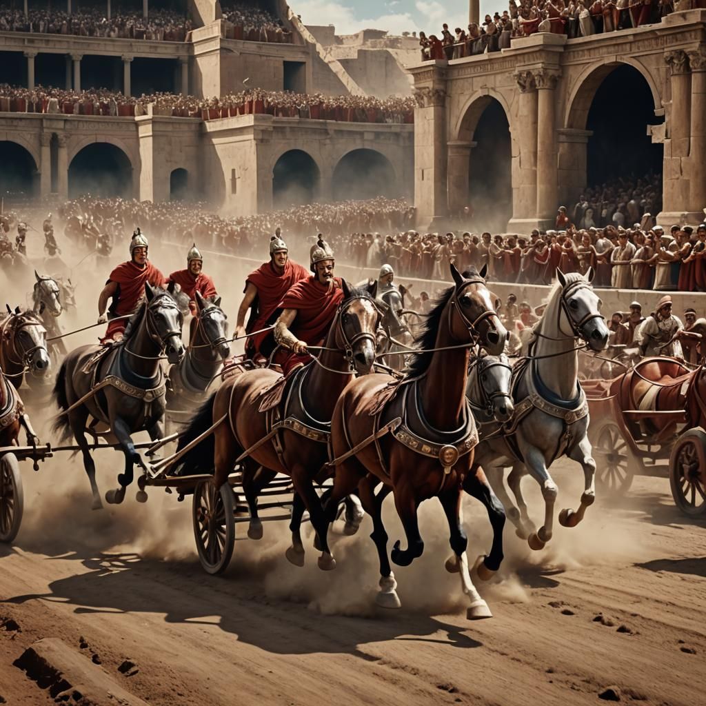 Ben Hur Chariot Race in Circus Maximus