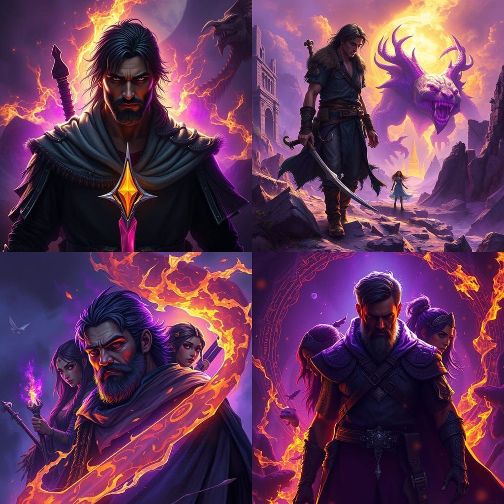 Dark Fantasy Warriors Fight for Memories