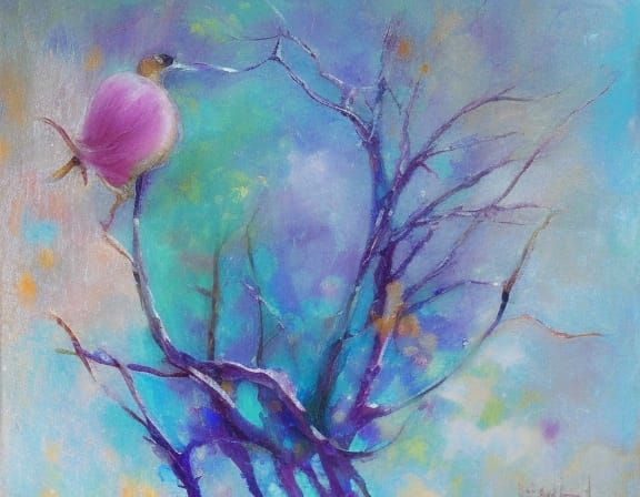 Emerging Hope: Detailed Surrealist Fantasy Art