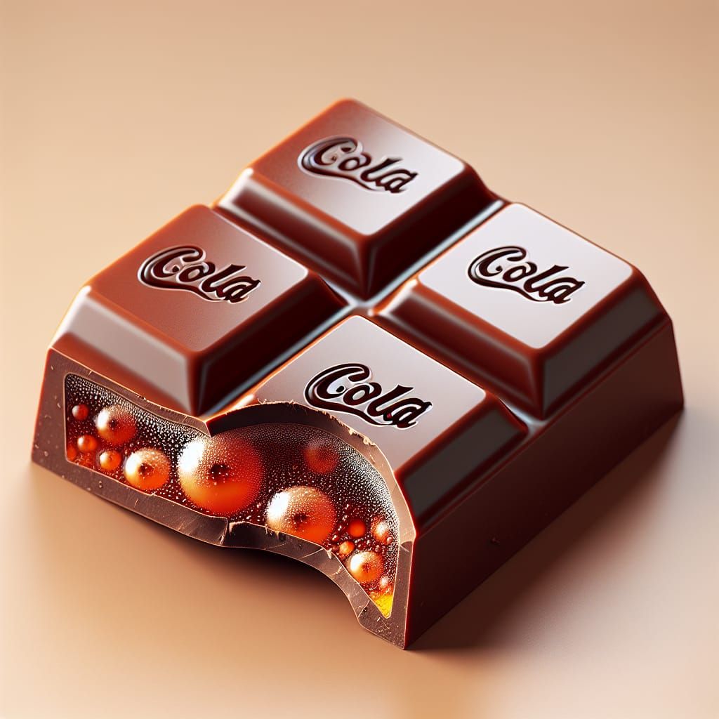 Cola Flavored Chocolate: A Delicious Dessert Concept