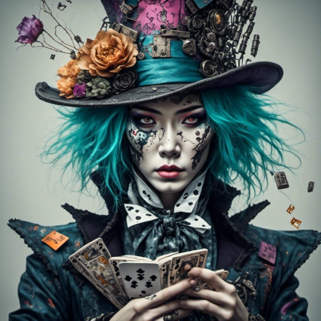 Asian Cyborg Mad Hatter