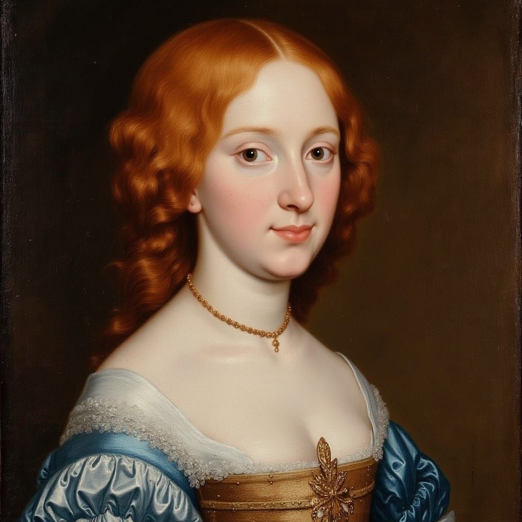 Baroque Beauty in Ginger Locks