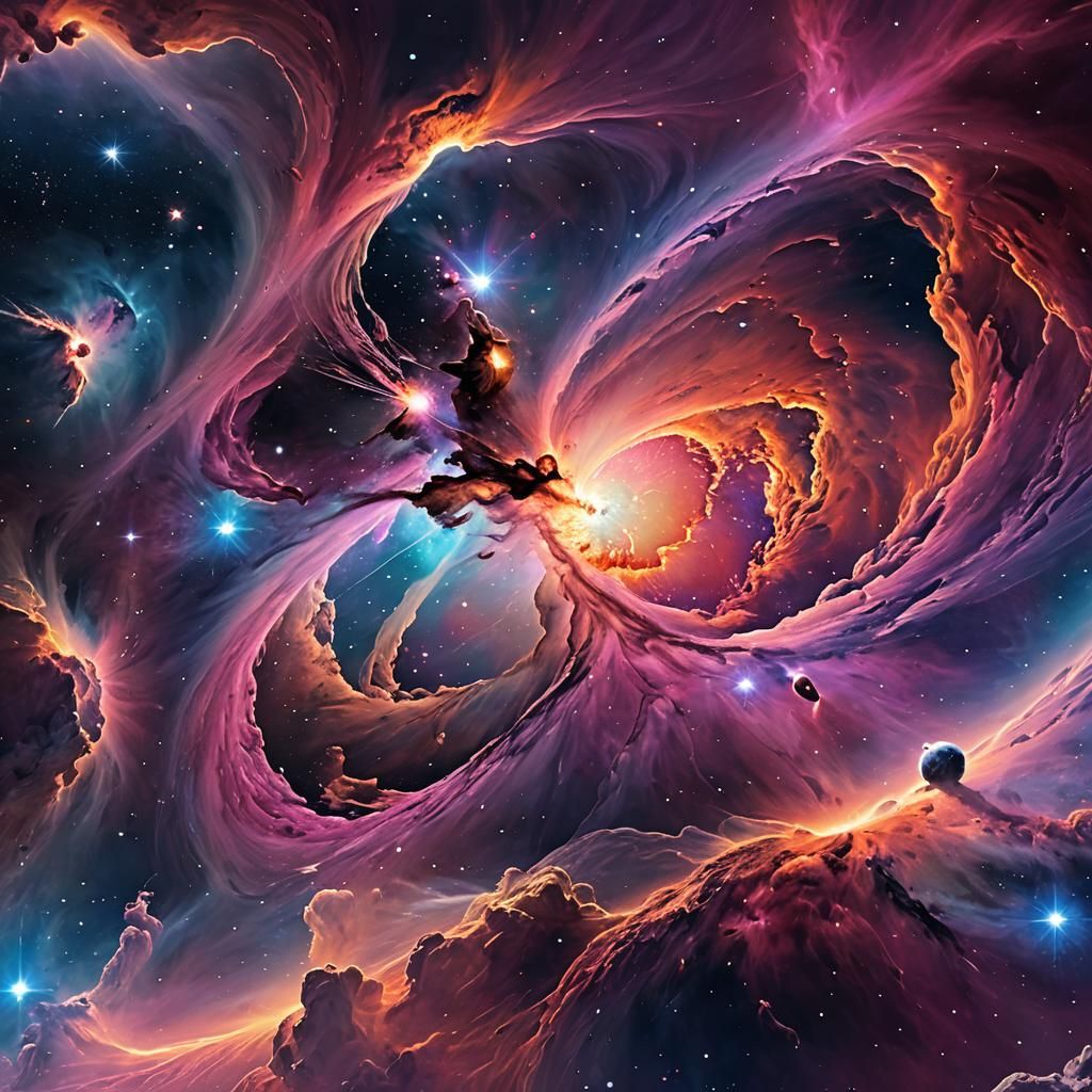 Orion Nebula Concept Art in Unreal Engine 5