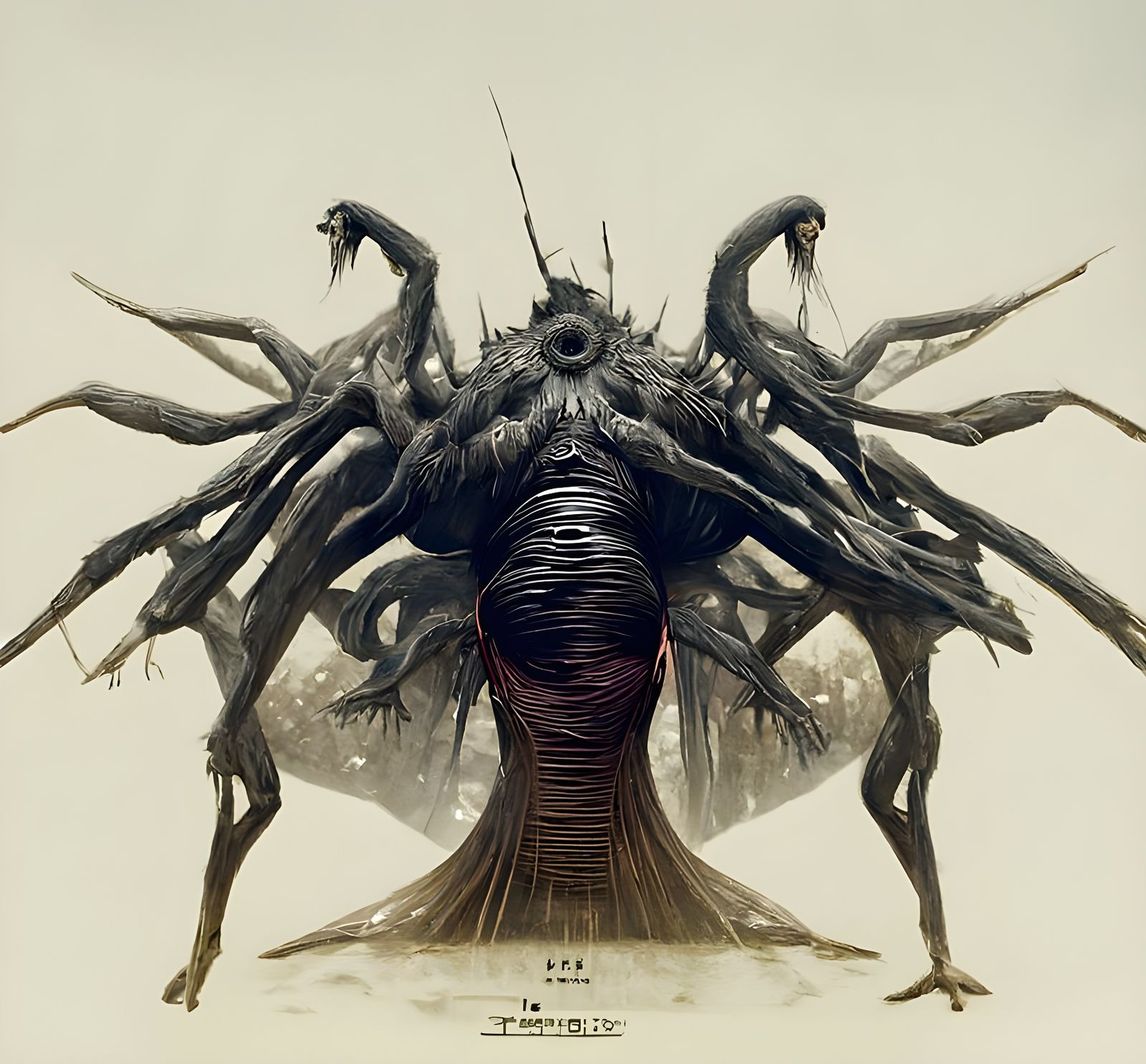 Eldritch Alien Creature Portrait in 8K