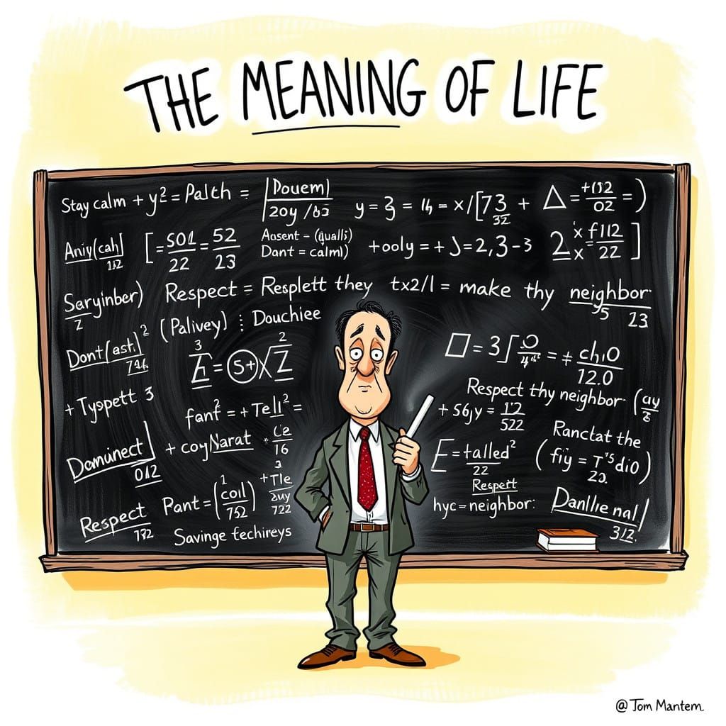 Witty Mathematician Tackles Life's Greatest Equation in Cari...
