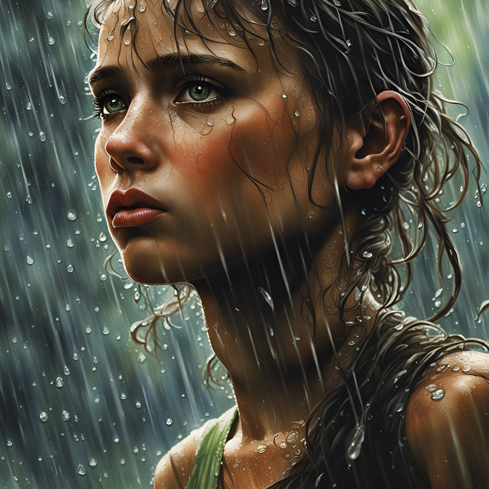 Raining in my heart