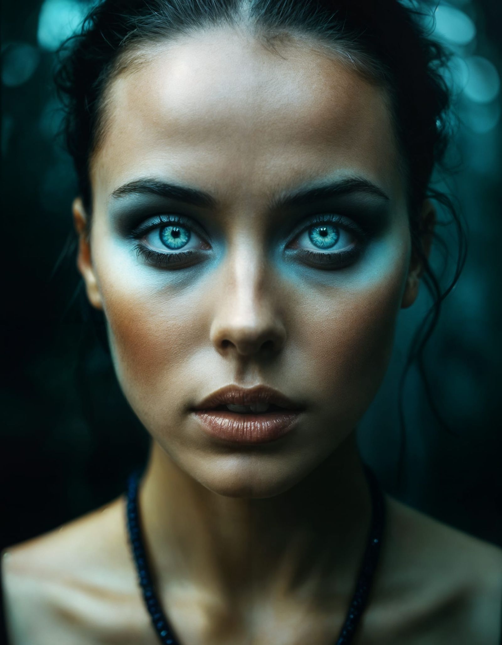 Fractoluminescent Portrait of a Woman by Ingrid Baars