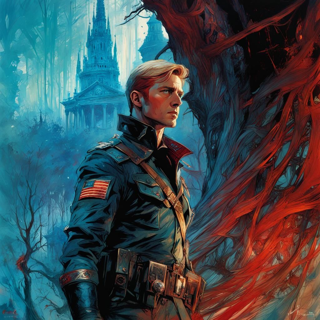 Steve Rogers in the Park, Vintage Style