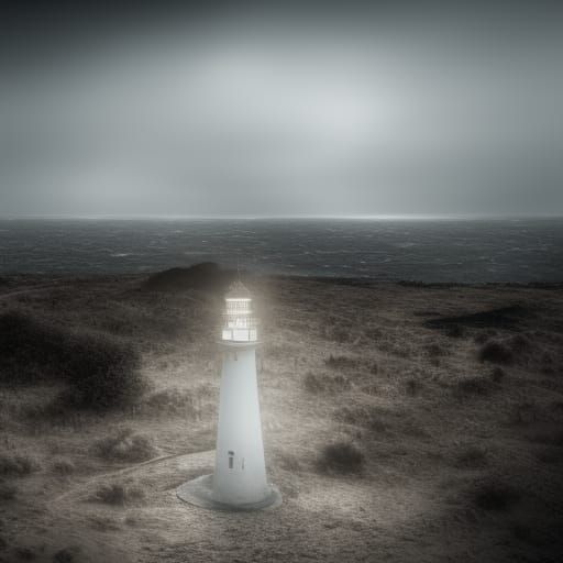 Epic Lighthouses: Dramatic Digital Matte Painting
