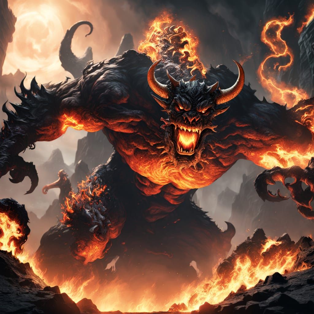 A beast of Shadow and Flame (if you know you know)