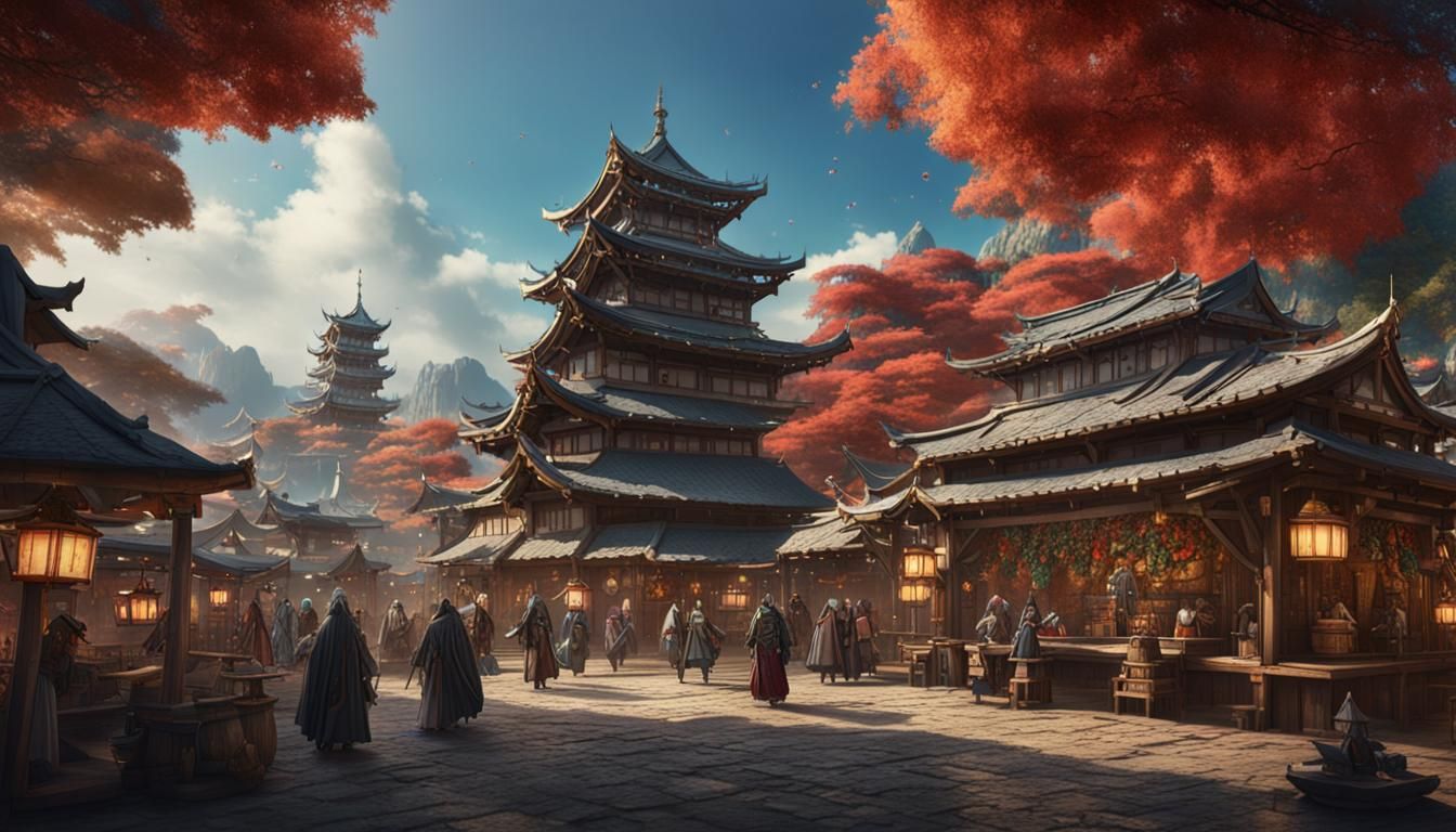 Medieval Fantasy Festival in Ancient Japan