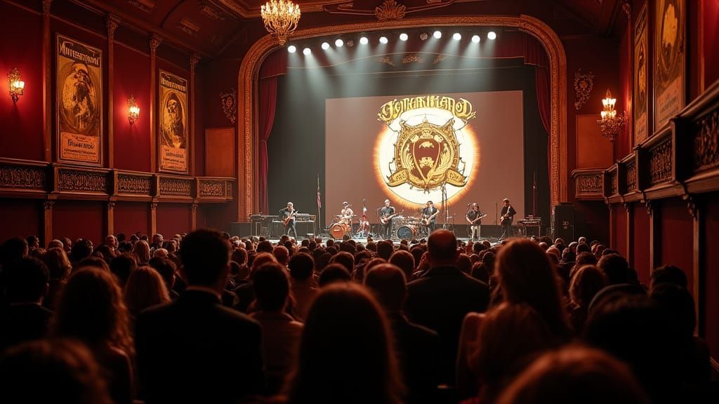 Victorian Theatre Hosts Motörhead in Art Nouveau Style