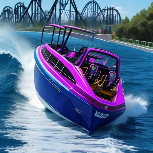 AI Generated Roller Coaster Dreamscape