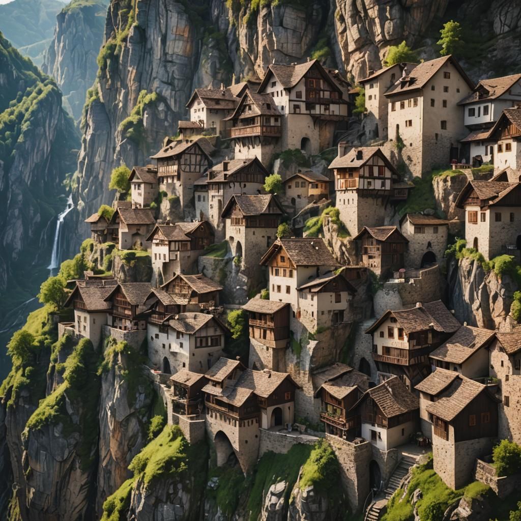 medieval mountain town