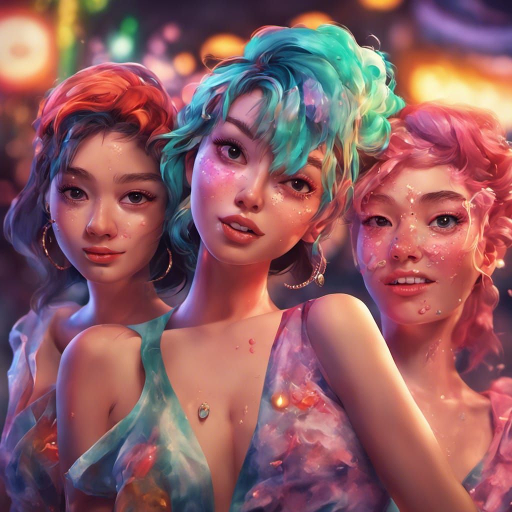 women ready for a night out with friends