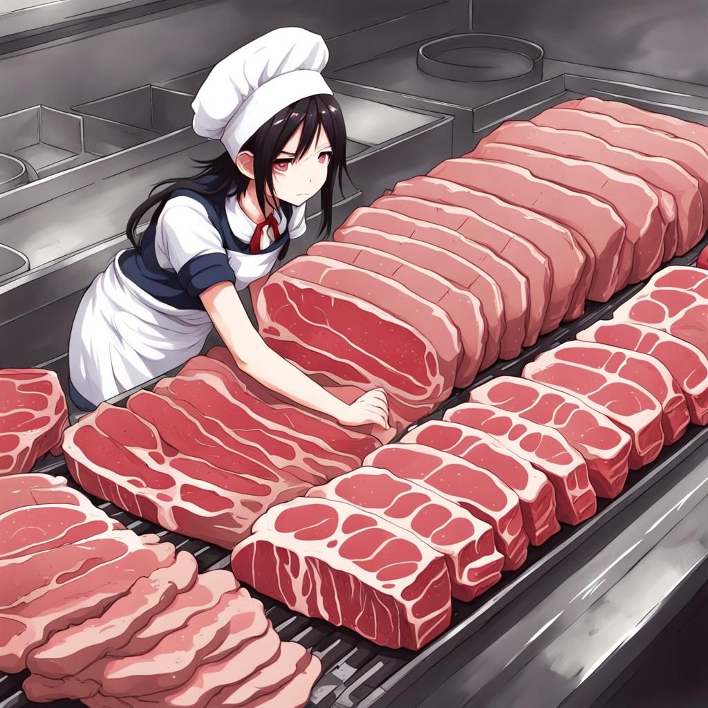 Anime Art Slabs of Meat