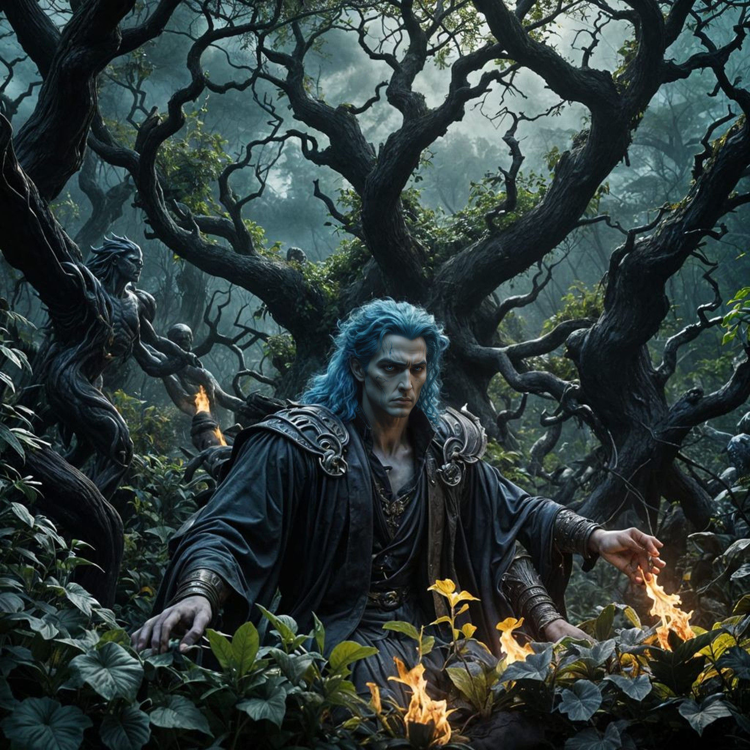 Epic Dark Garden of Souls with Hades Tending to his Domain