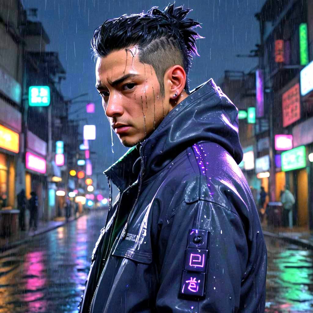 Shikamaru in Modern Clothes: 3D Anime Art