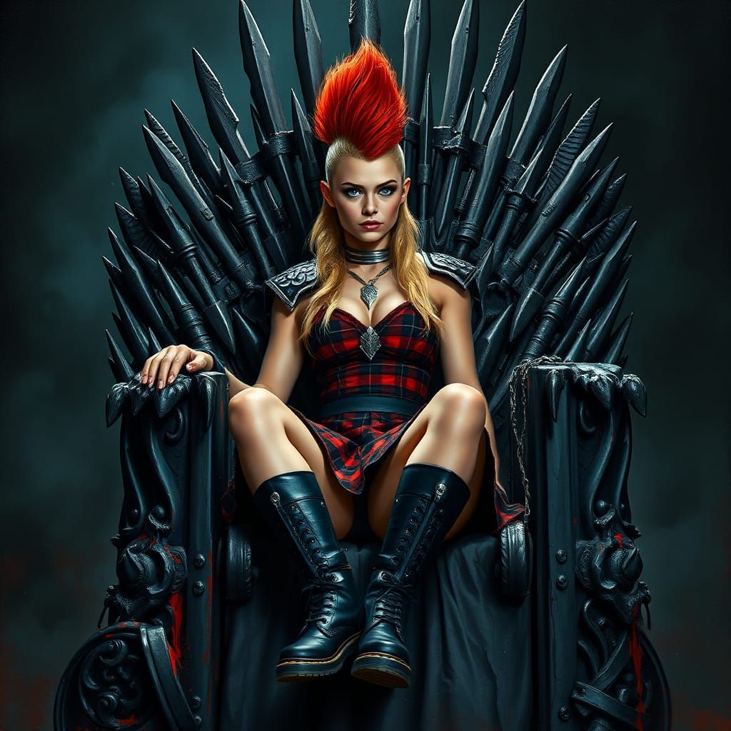 raw masterpiece glass painting,  ink close-up of a massive  warrior woman .