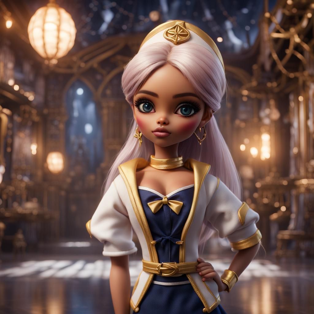Hyperrealistic Bratz Dolls as Sailor Star Healer