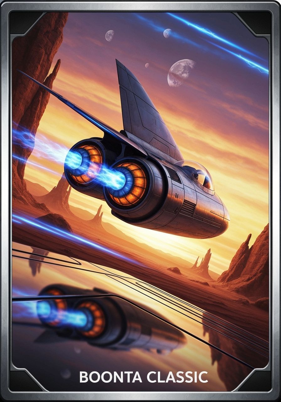 Boonta Classic Pod Racer in Alien Sunset