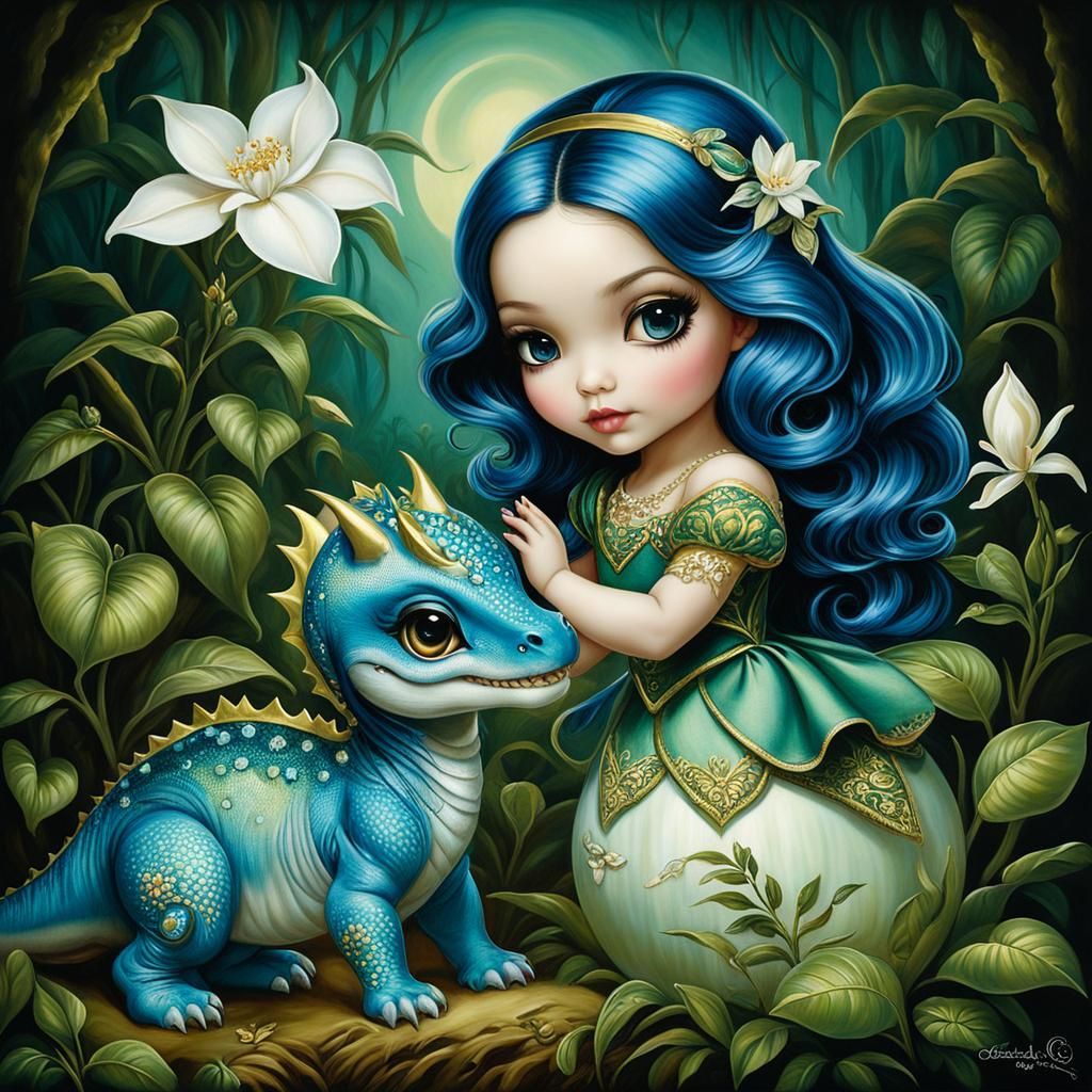 Image: Good friends. Lena and Dinoto. /5