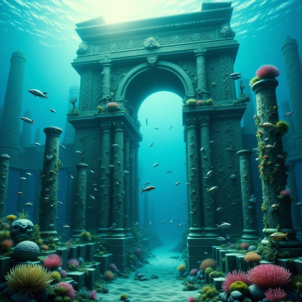 Submerged Atlantis City Revealed in Hyperrealistic Digital A...