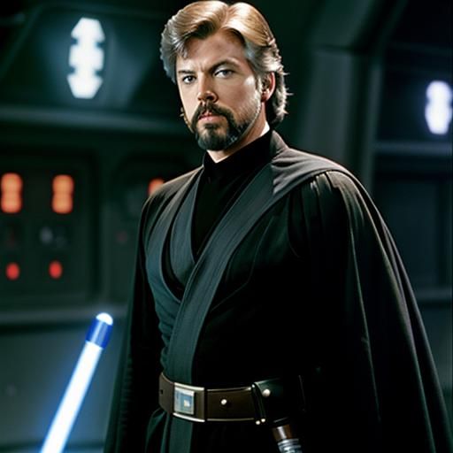William Riker as Star Wars Jedi Knight