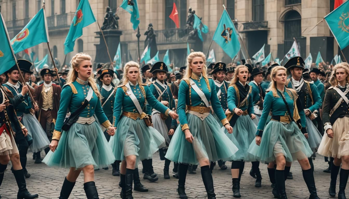Turquoise Tulle Revolution: A Napoleonic Rebellion