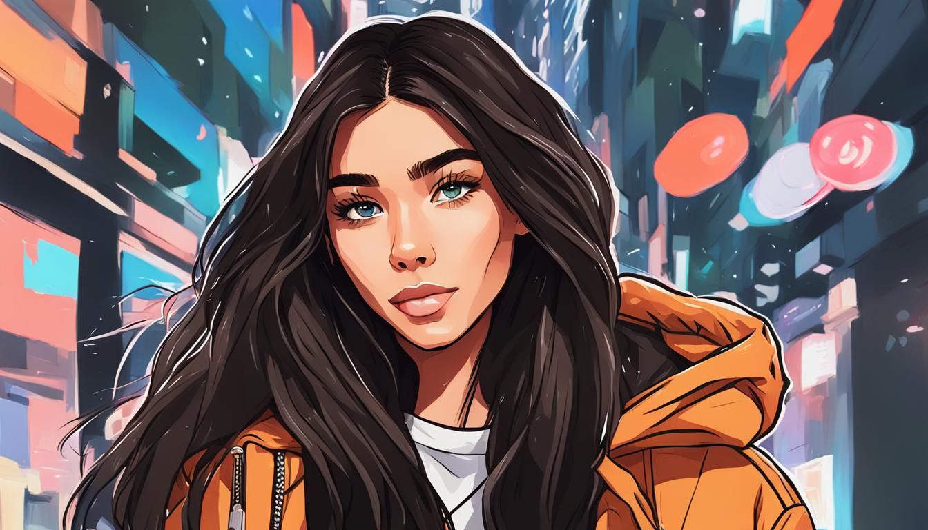 Anime Style Portrait of a Girl