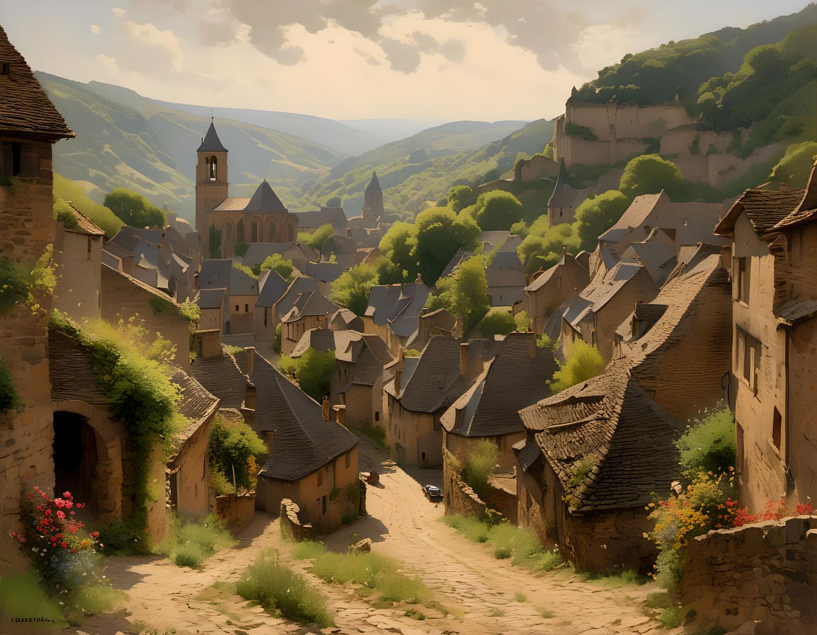 "Ces pierres et cette nature me donnent des envies d'explorer - Tu viens avec moi ?"