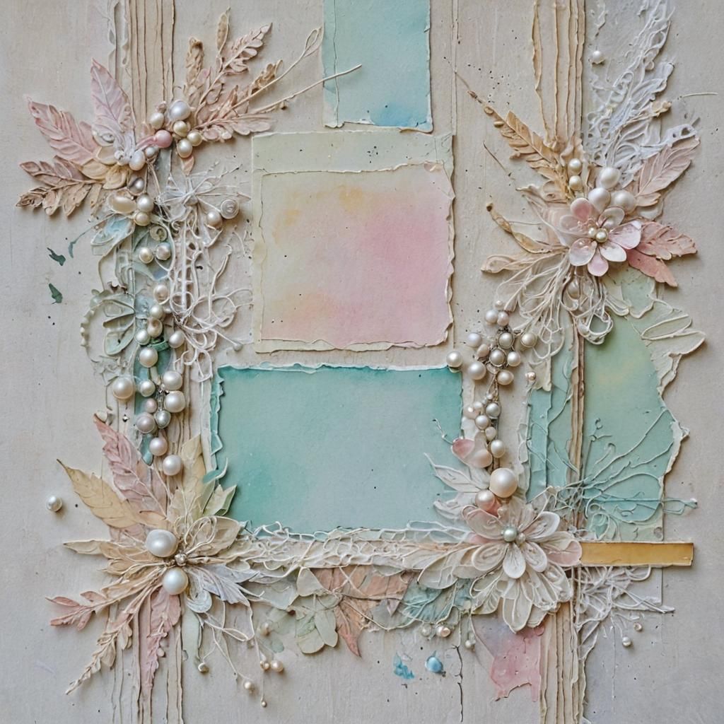 Soft Pastel Mixed Media Masterpiece