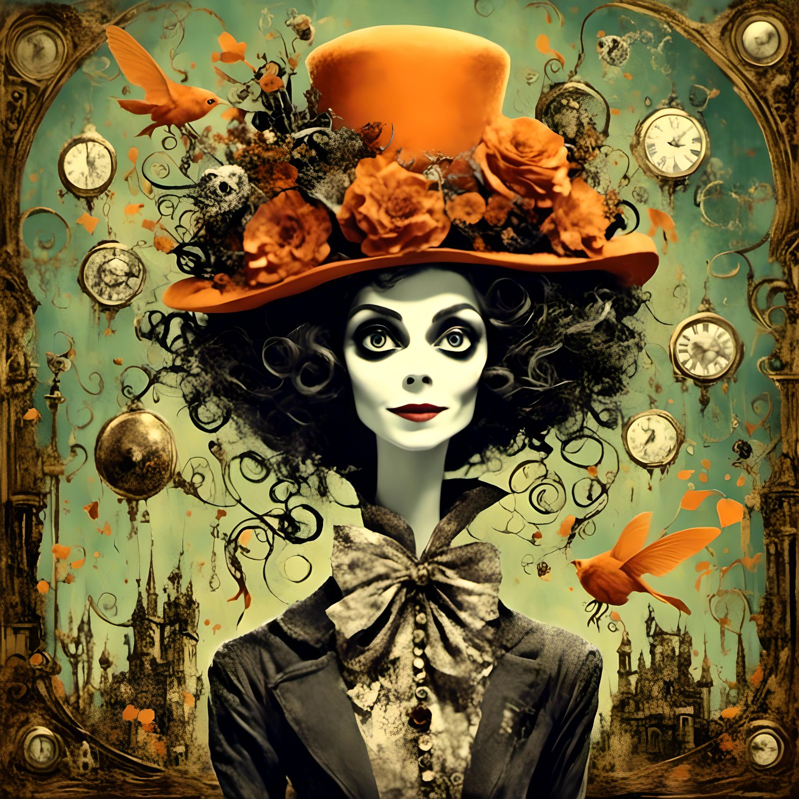 Clockwork Orange: Surreal Dark Fantasy Character