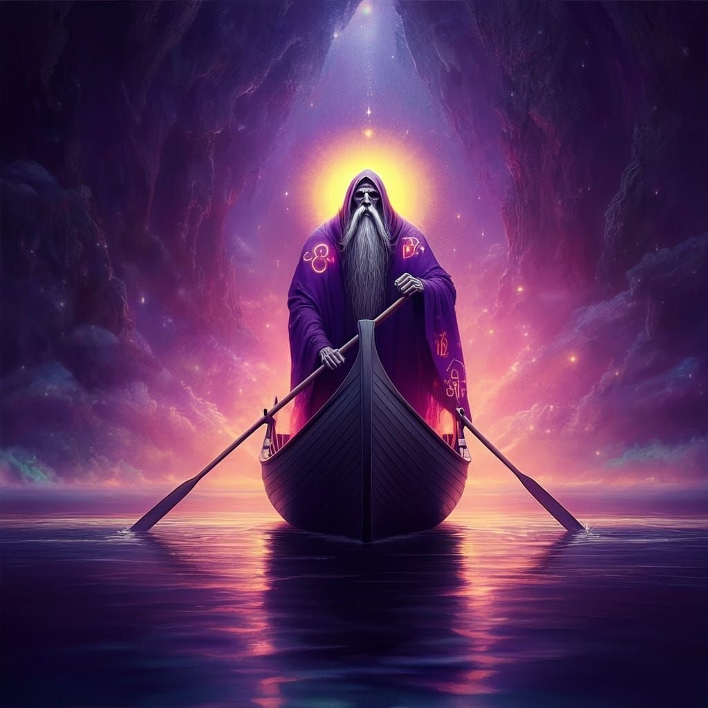 Charon, Ferryman of the Styx, in Astral Colors
