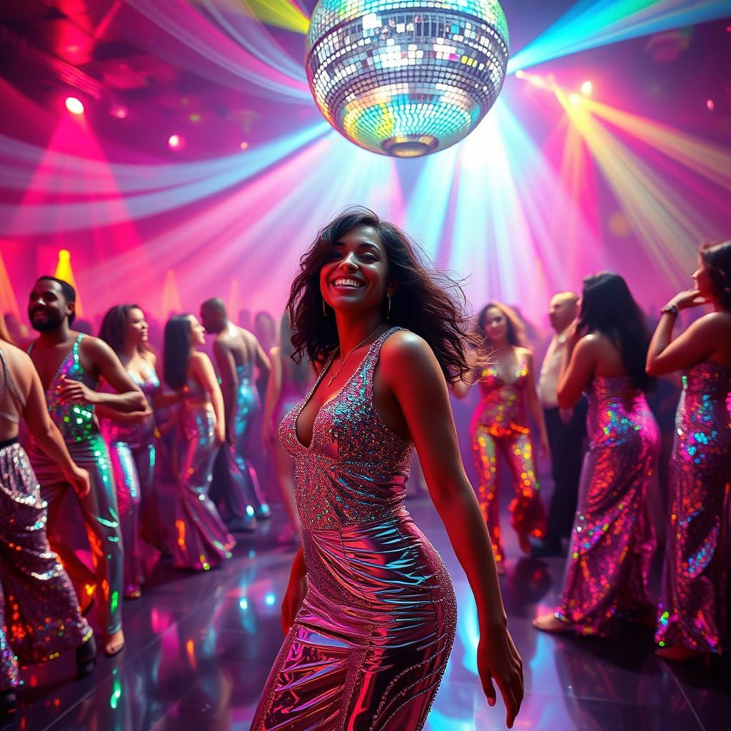 Disco Dancer Lost in the Rhythm