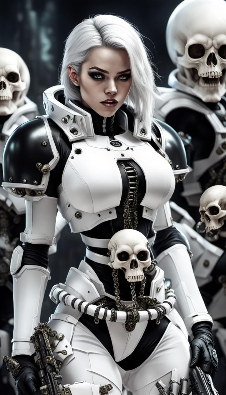 Teenage Space Marine Victorious Over Alien Horde