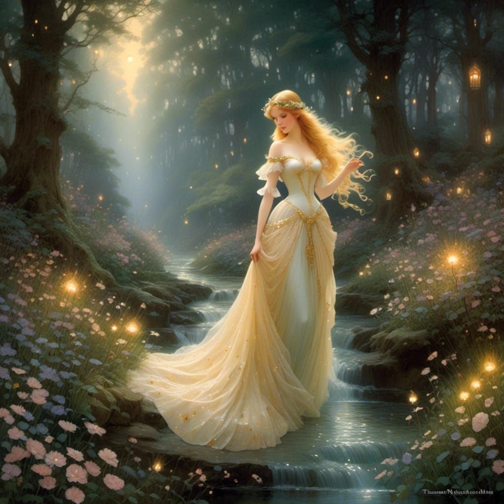 A beautiful princess from a fairytale realm <lora:Soft portr...