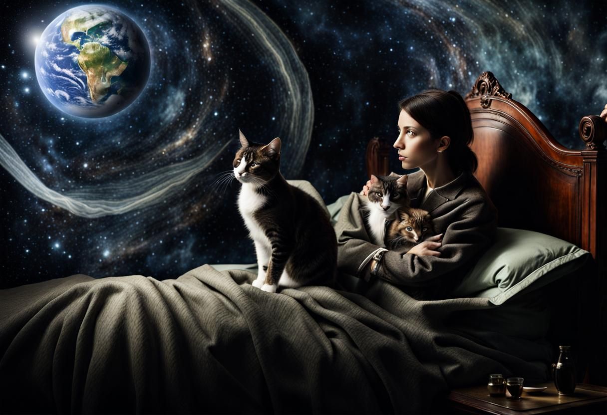 Surreal Alien Restaurant Celebration: Professional Photograp...