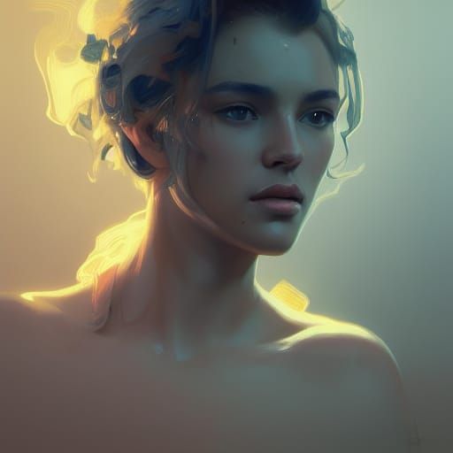 Detailed Portrait of Haborym in Dynamic Lighting