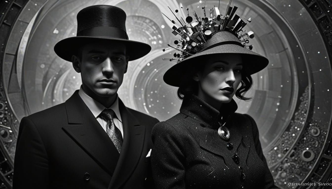 infinite curved space metalorganic architextual framework 3D  fractal chromoshadow surrealastic by artist "Rufino Tamayo...