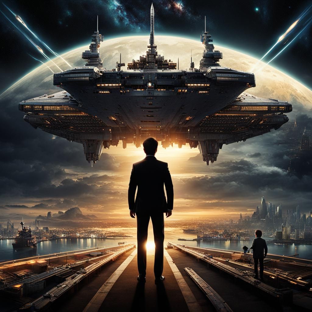 Man with Battleship Back: World's End