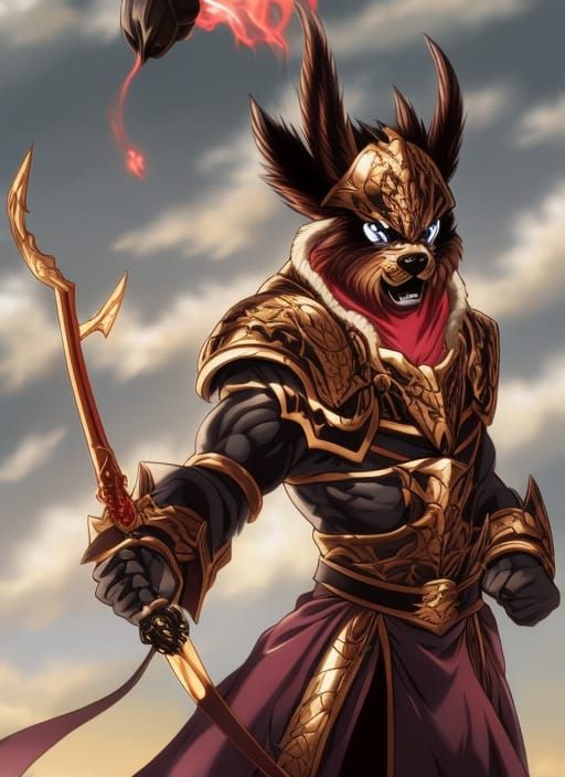 Electrified Samurai Rabbit Powering Up